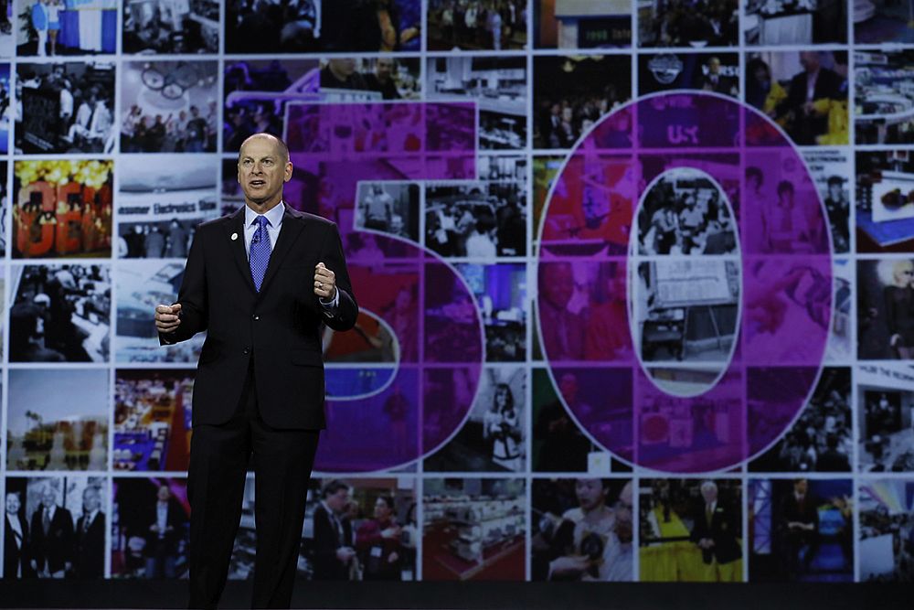 CTA President and CEO Gary Shapiro gives his annual keynote address at CES 2017