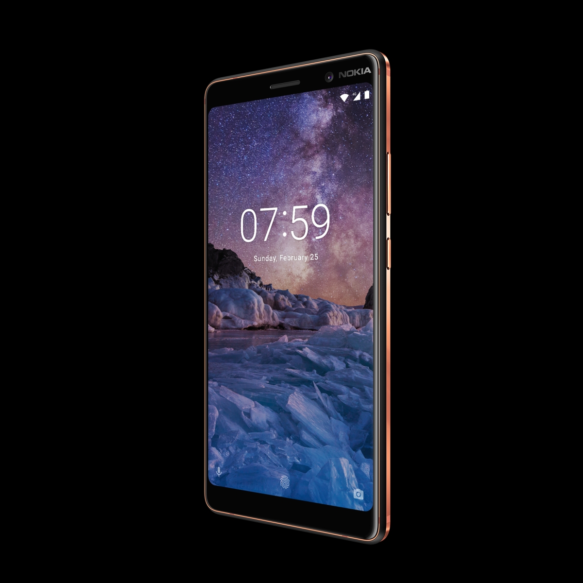 Nokia 7 plus Black Copper