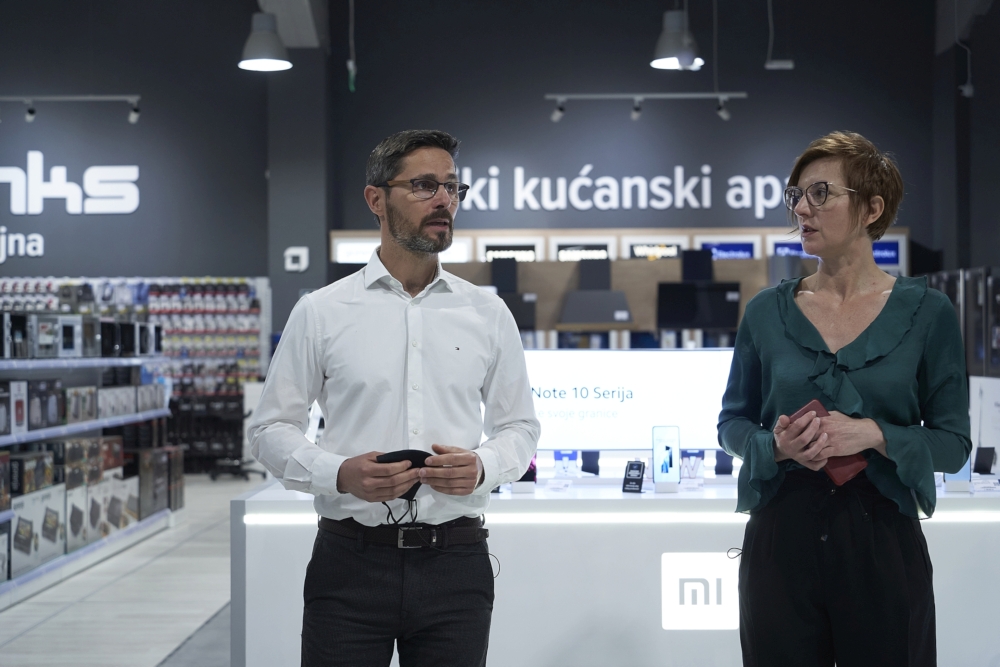 Vlatko Škarica, direktor Linksa - Danijela Čavlović, Komunikacijski laboratorij