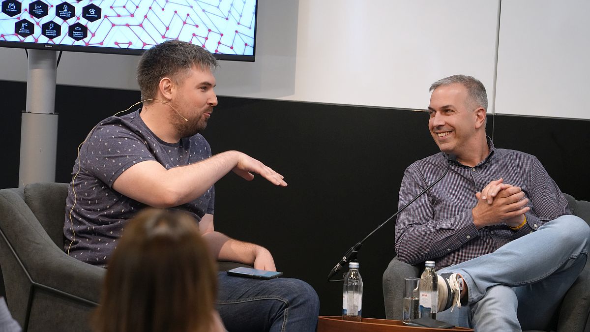 Marin Trošelj, direktor STEMI-ja | Hrvoje Josip Balen, član uprave Algebre Marin Trošelj, direktor STEMI-ja | Hrvoje Josip Balen, član uprave Algebre