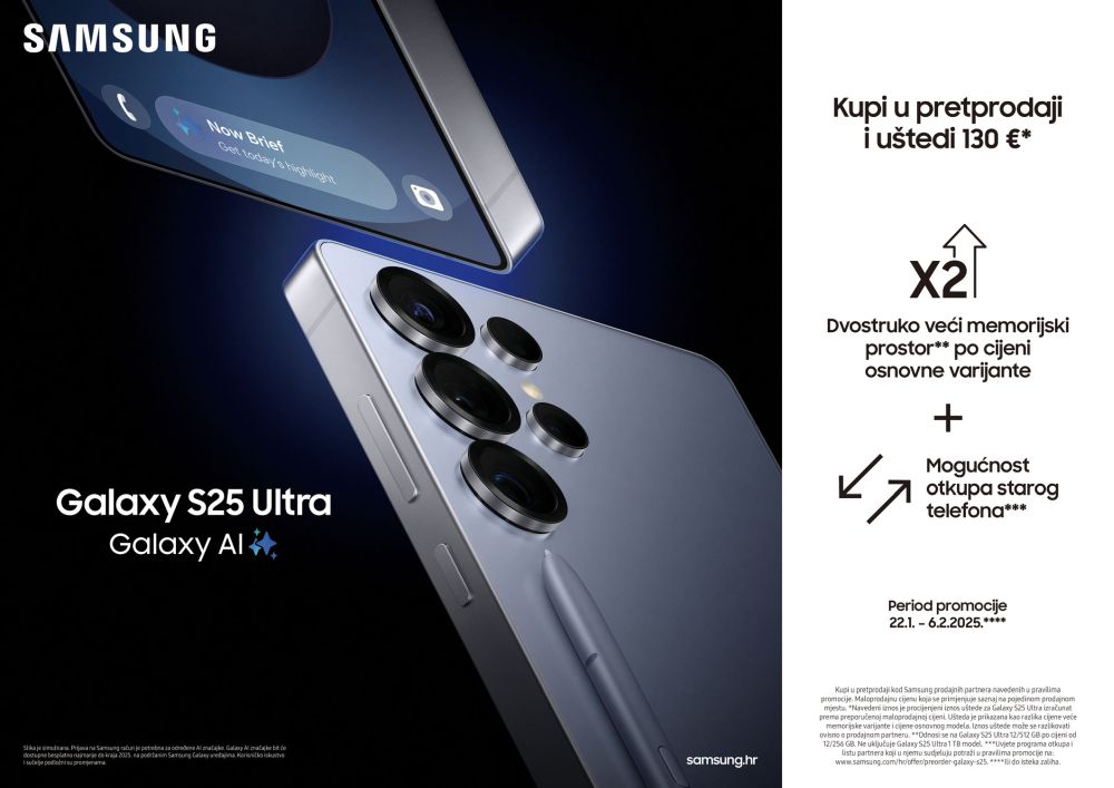 Samsung Galaxy S25 Ultra - prednarudžba