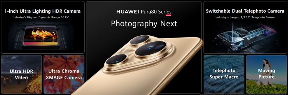 HUAWEI Pura80 serija - fotografija bez kompromisa