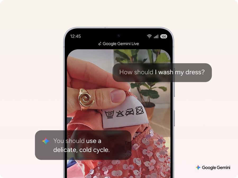 Google Gemini Live - Samsung Galaxy