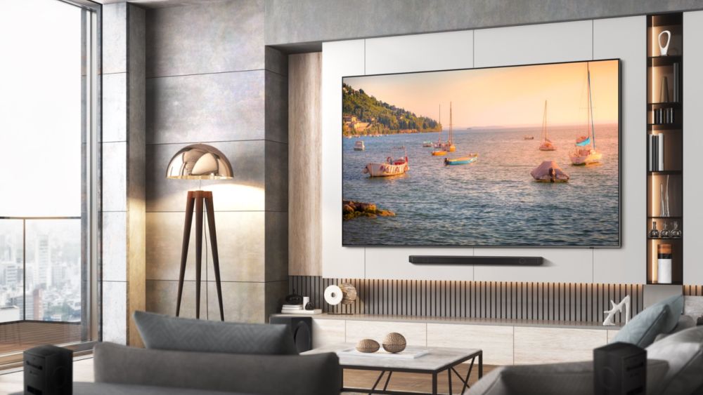 Samsung TV -  98Q80C With-Soundbar