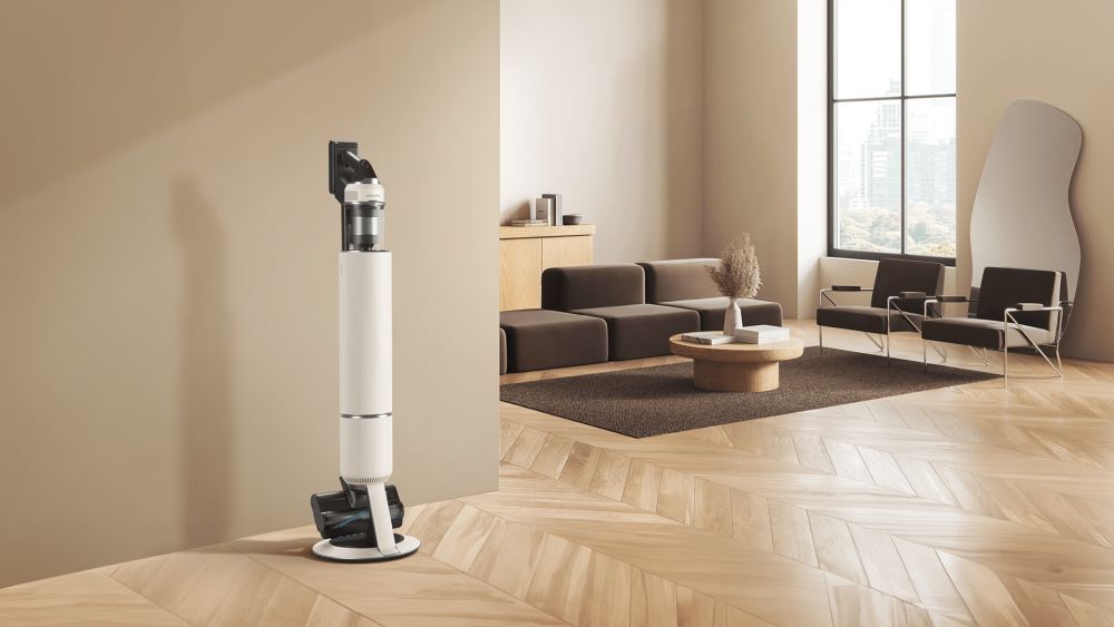 Samsung Bespoke AI Jet Lite - lagani i snažni bežični štapni usisavač  Novi usisavač opremljen je AI Cleaning Mode 2.0 značajkom koja dodatno unaprjeđuje praktičnost i učinkovitost čišćenja uz moćnu usisnu snagu do 280 W.