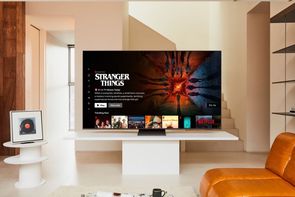 Samsung TV - QN85F - u sobi