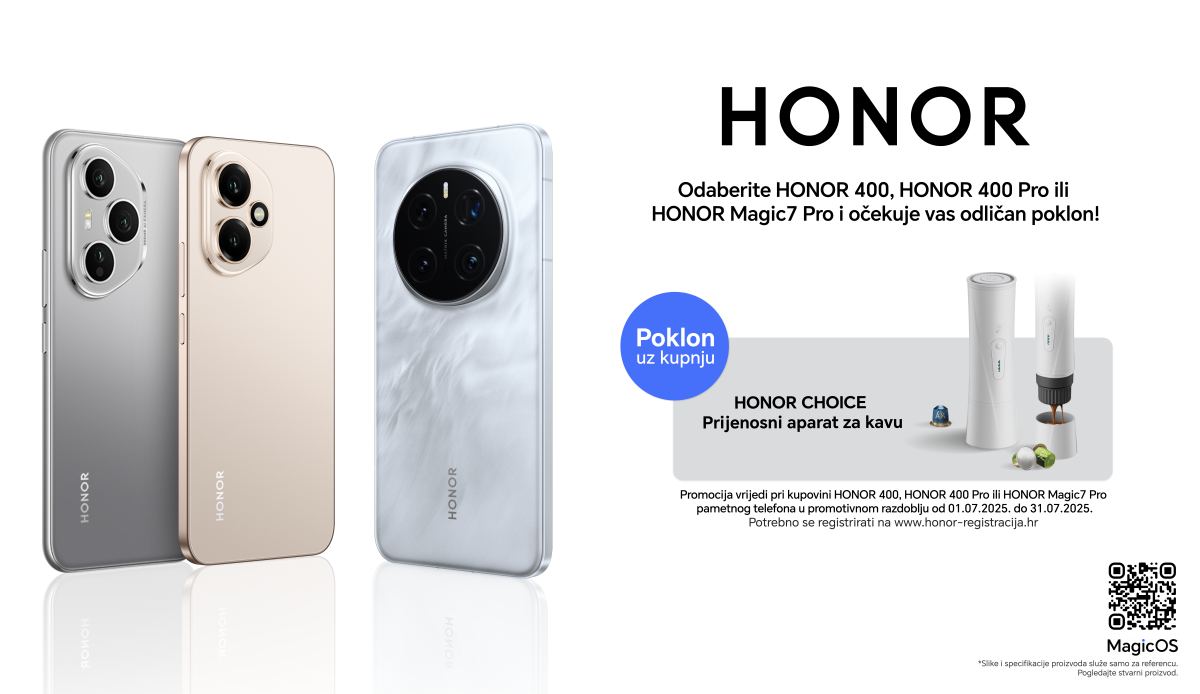 HONOR 400 serija - promocija - poklon prijenosni aparat za kavu