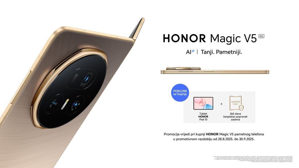 HONOR - Magic V5 - promocija - poklon Pad 10