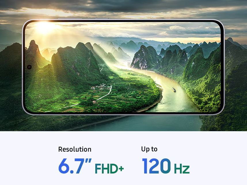 Samsung Galaxy S25 FE - zaslon