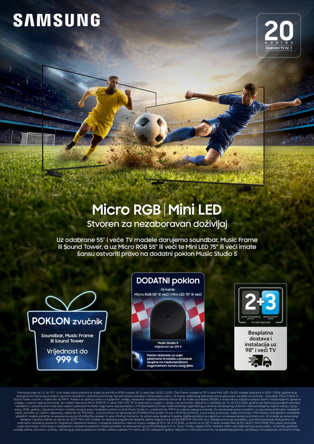 Samsung RGB | Mini LED promocija - veliki zasloni