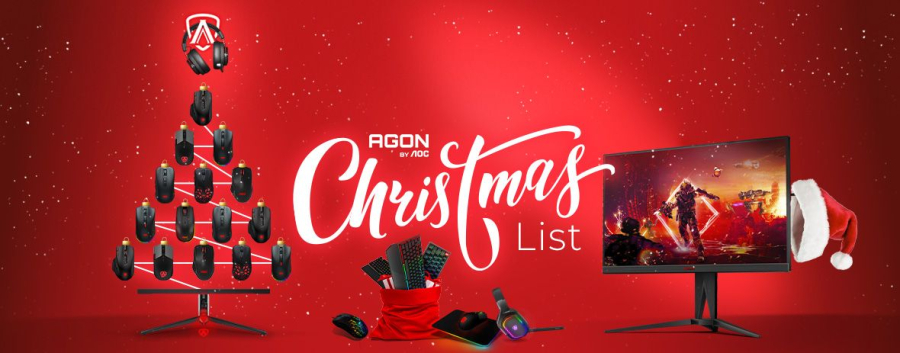 AGON by AOC predstavlja ultimativni gamerski vodič za božićne poklone