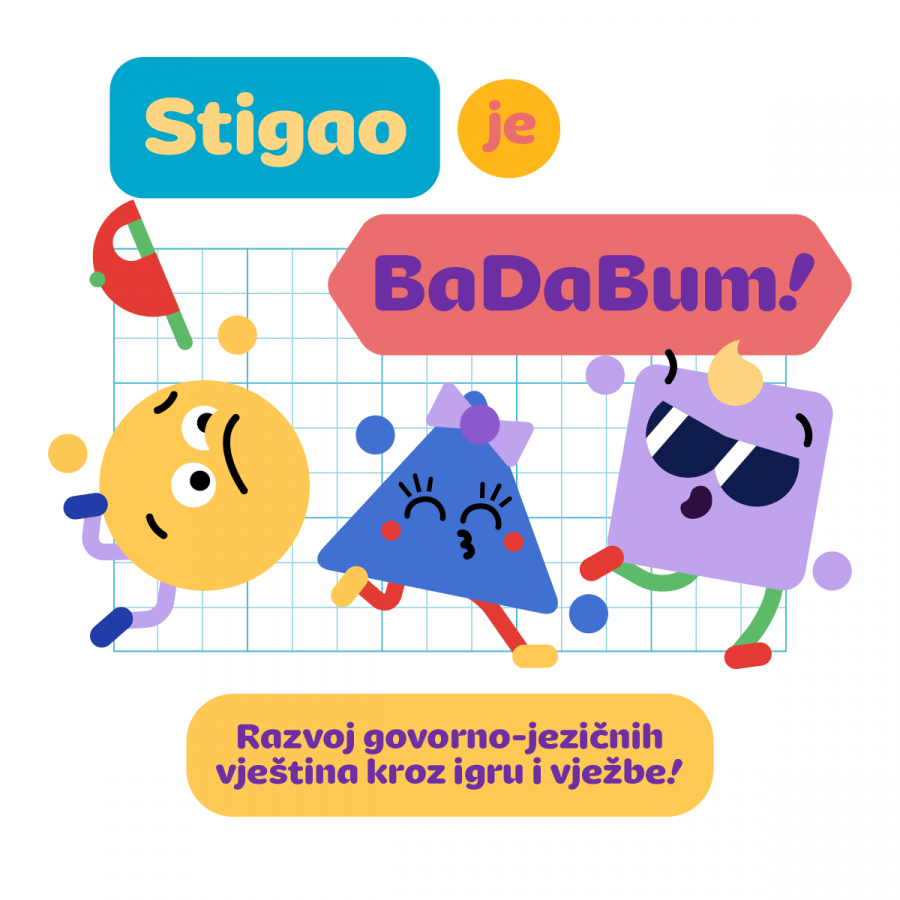 Stigao je BaDaBum, prva hrvatska digitalna platforma za razvoj dječjih govorno - jezičnih vje&scaron;tina