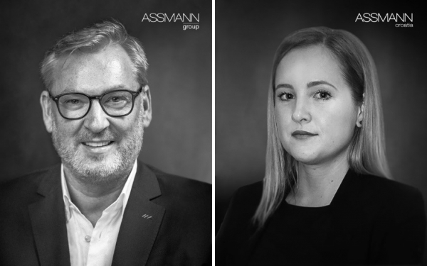 Izvr&scaron;ni direktor grupacije Michael Zulauf i Lidija Miku&scaron; generalni su direktori hrvatske podružnice tvrtke Assmann